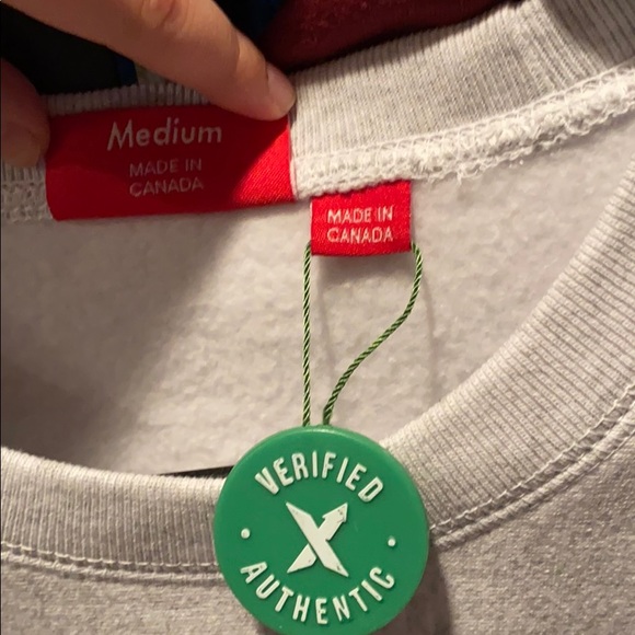 DS Supreme F/W 18 Ash Grey Box Logo Crewneck - Picture 2 of 5